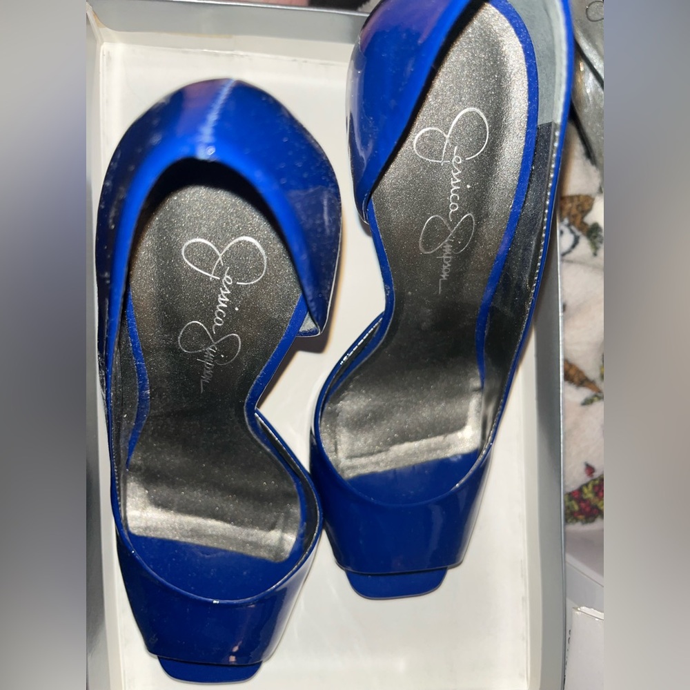 Blue heels